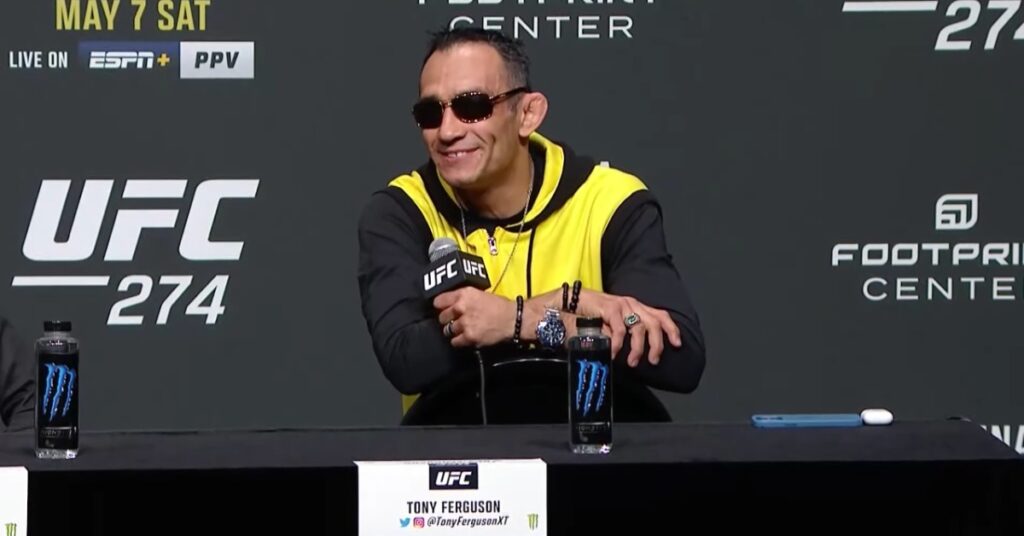 Tony Ferguson, Justin Gaethje Call For Health Insurance From Promotion At UFC 274 Press Conference