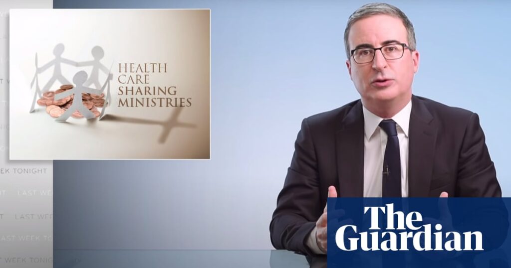 John Oliver on healthcare ministries: ‘They are not health insurance’  | Late-night TV roundup | The Guardian