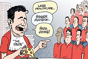 Papa John Caves In! States He Will Honor "Obamacare" And Give Health Insurance To Employees