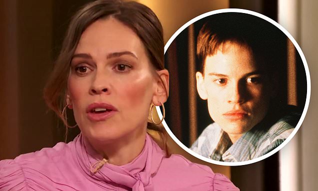 Hilary Swank reveals that she didn't have health insurance when she won the Oscar for Boys Don't Cry | Daily Mail Online