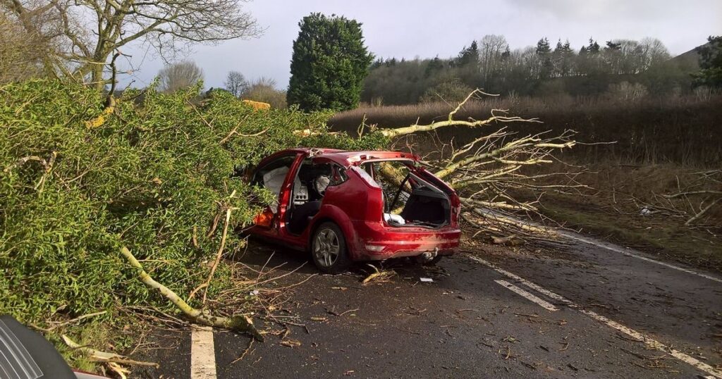 Storm Eunice: How driving during a weather warning affects your car insurance - Mirror Online